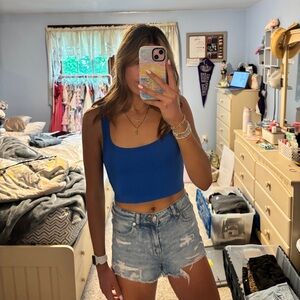 American Eagle Tomgirl Jean Shorties – Size 2